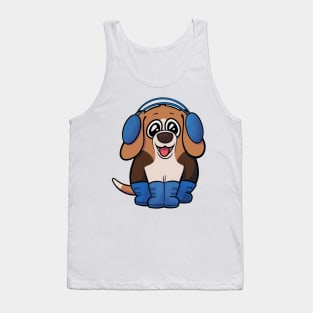 Winter Beagle Tank Top